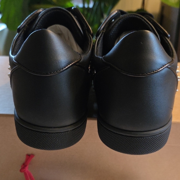 Christian Louboutin Black Sneakers with Silver Spikes - Picture 14 of 16